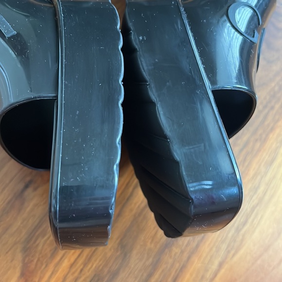 Gucci Rubber Logo Platform Slide Sandal, NEW - Picture 9 of 16